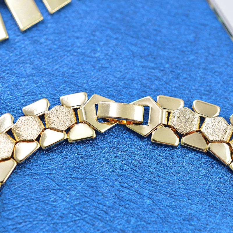 Sunny Jewelry Bohemia Jewelry Collar Jewelry Set Fashion Necklace Earrings Bracelet Set For Women For Wedding Jewelry Findings - Hiron Store