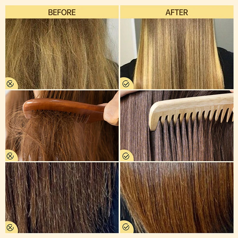 Seconds Hair Mask Smoothing Straightening Keratin Hair Treatment Cream Soft Repair Professional Hair Care