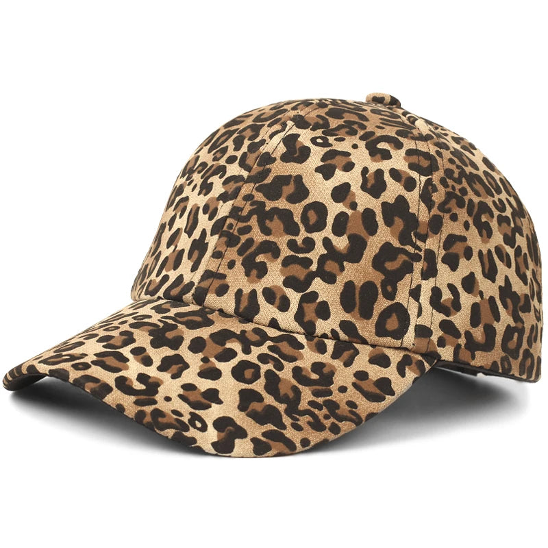 Men Women Snake Skin Print Leather Hat Baseball Caps Adjustable Classic Casual Hats