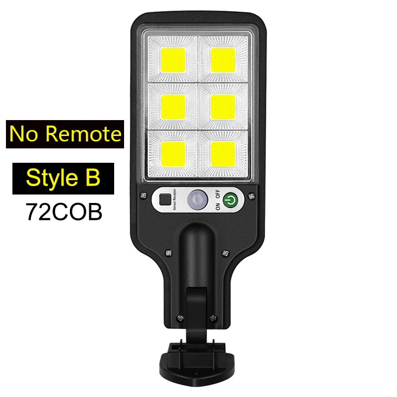 LED Solar Outdoor Wall Lamp Rechargeable Human Body Induction Garden Terrace Garage Door Street Lighting