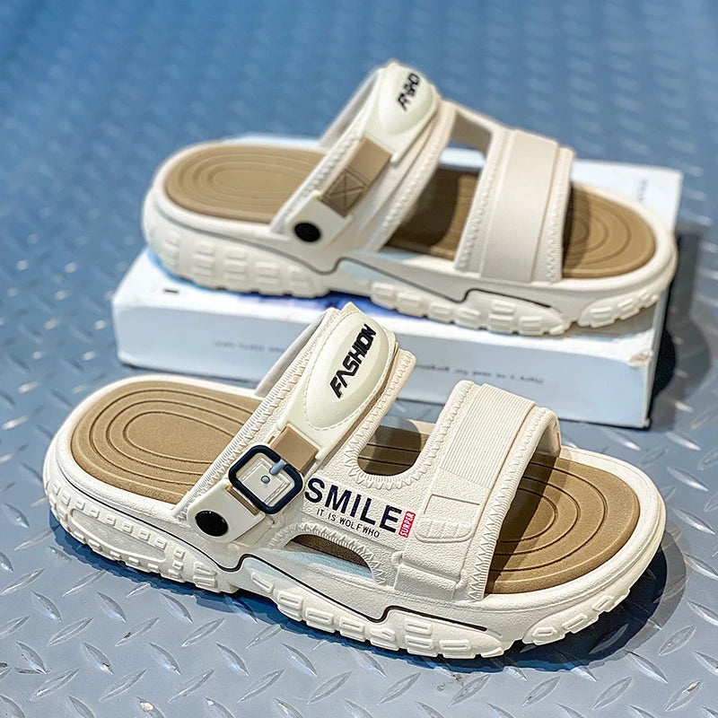 Mens Sandals Lightweight Breath Slippers Clogs Garden Shoes Outdoor Beach Casual Shoes