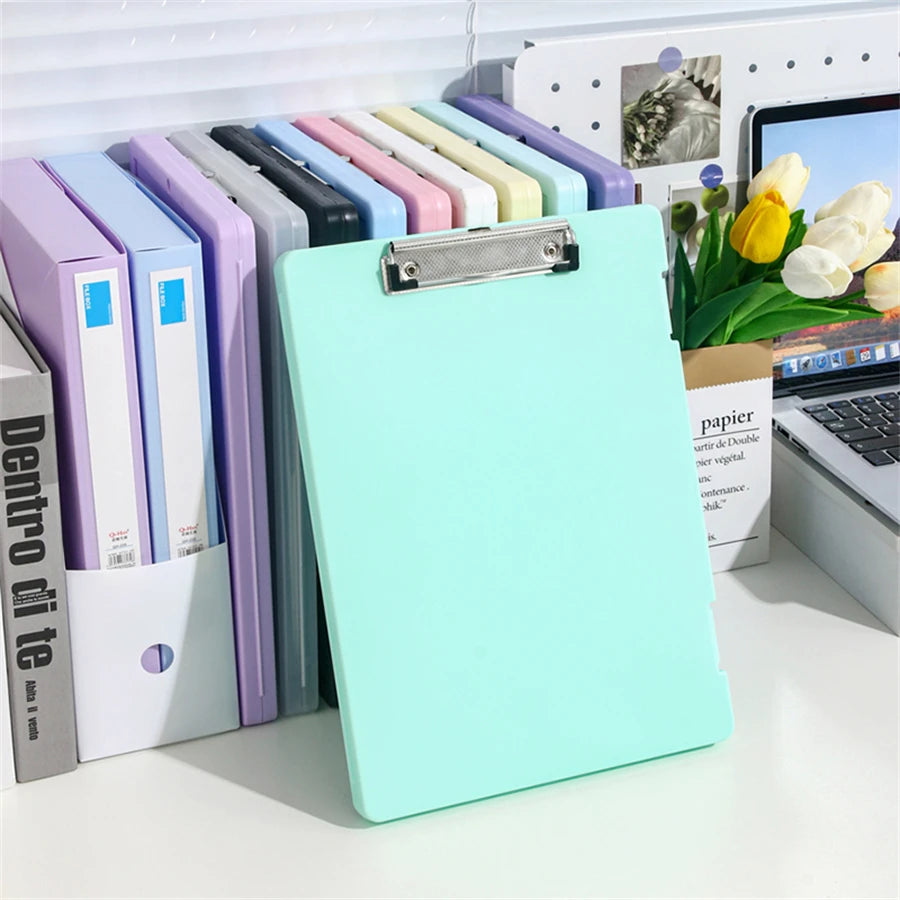 File Folder Desktop Test Paper Organizer Office Document Board Folder Storage Box Writing Board,