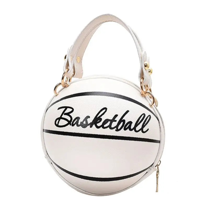 New Network Red Personality Fun Pink Ins Versatile Chain Football Basketball Shoulder Bag