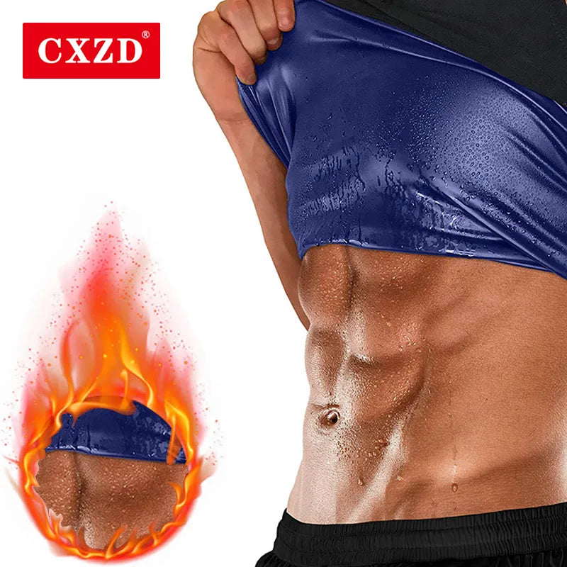 Men Neoprene Sweat Sauna Vest Waist Trainer Slimming Body Shapers