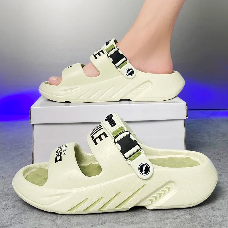 Men's Massage Slippers Outdoor Sandals Beach Casual Shoes Men Indoor Outdoor Slippers