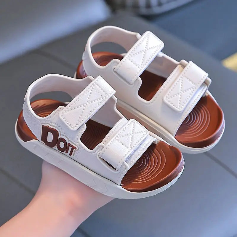 Summer Kids Sandals Baby Boys Shoes Girls Breathable Soft Sole Non-slip Rubber Boys Girls Sandals