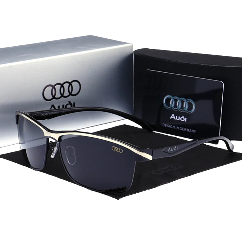 Luxury brands AUDI Sunglasses, for Men Polarized SunGlasses, Driving Motorcycle Outdoor Cycling Glasses, AntiGlare Lens 551