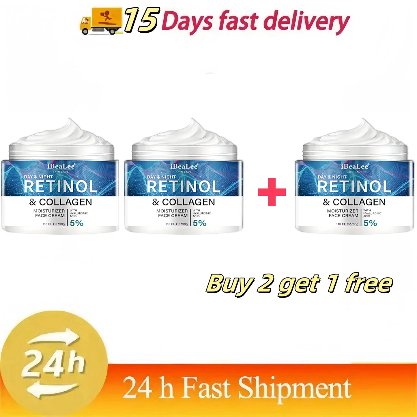 Retinol Anti-wrinkle Cream For Men Collagen Anti-Aging Removal Face & Neck Wrinkle Efficient Moisturize Skin Care