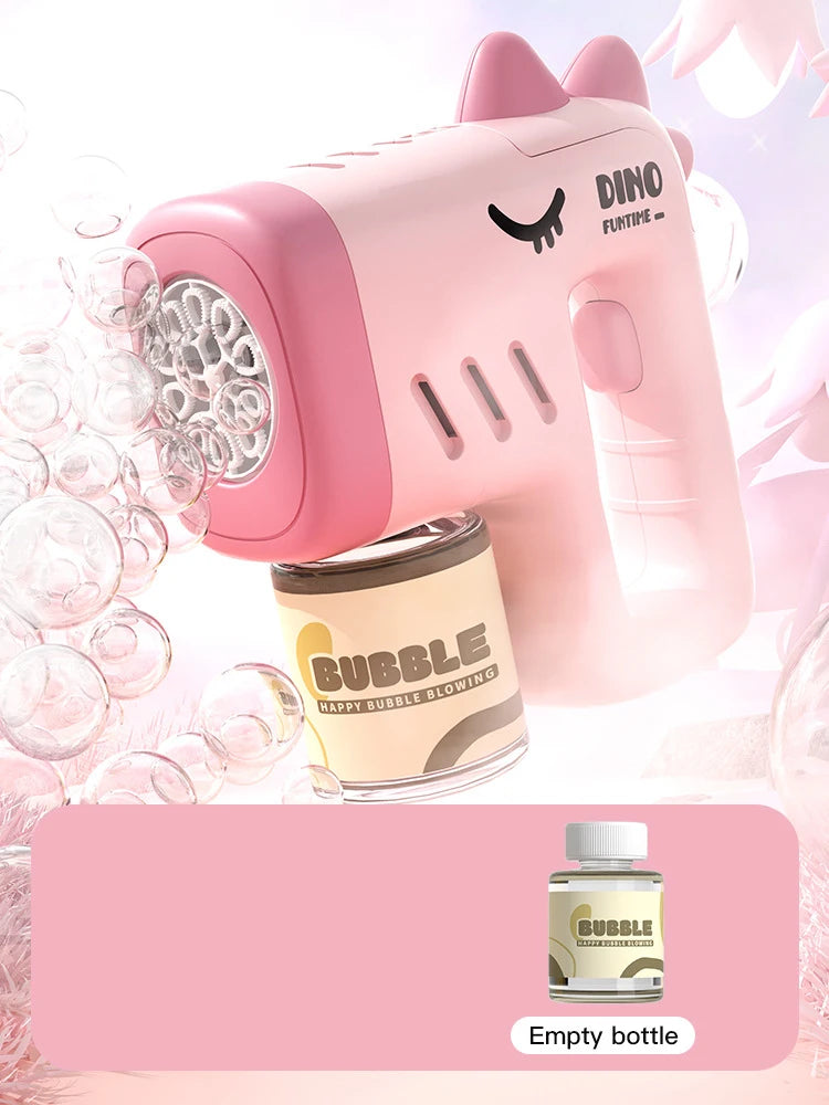 Astronaut Electric Bubble Gun Kids Toy Bubbles Machine Automatic Soap Blower with Light Summer Outdoor Party Games Children Gift - Hiron Store