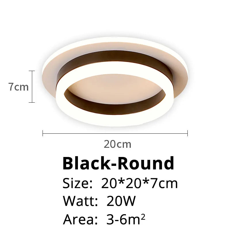 Modern LED Chandelier Indoor Lighting Acrylic Ceiling Light Dimmable Lamp