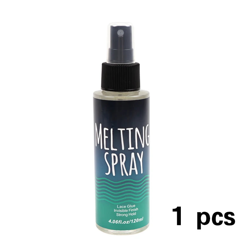 120Ml Lace Melting Spray Seamless Finish Strong Invisible Hair Adhesive for Lace Wigs