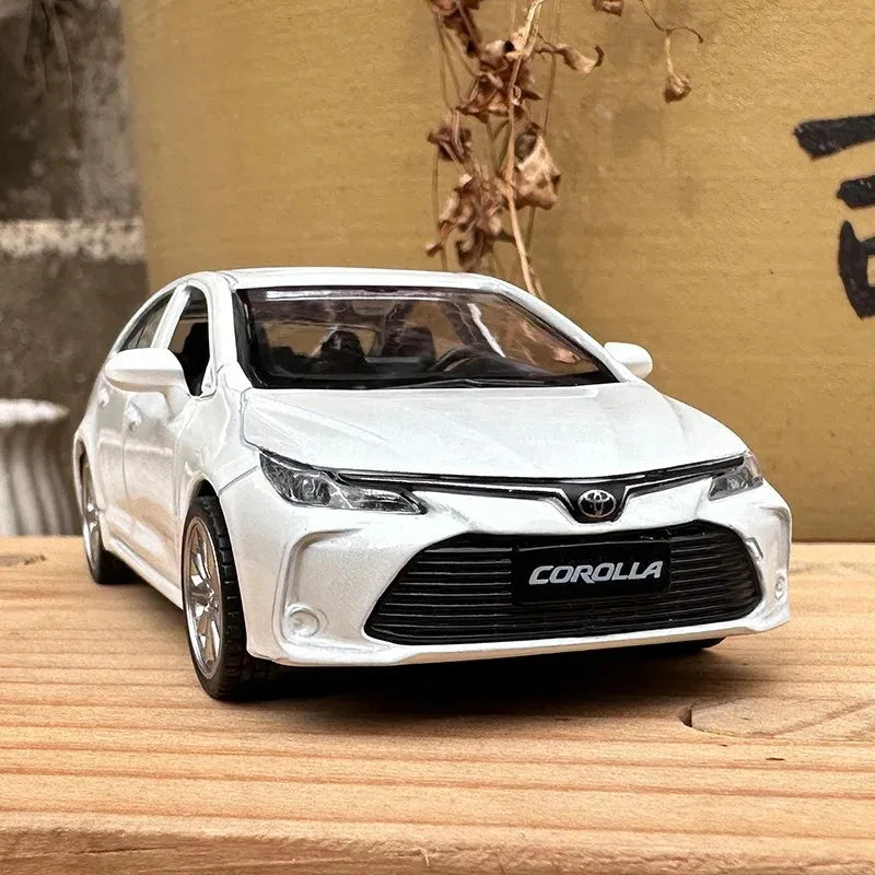 1:43 Corolla Alloy Car Model Diecasts & Toy Vehicles Miniature Scale Model Car For Children Collection Ornaments Birthday Gifts - Hiron Store