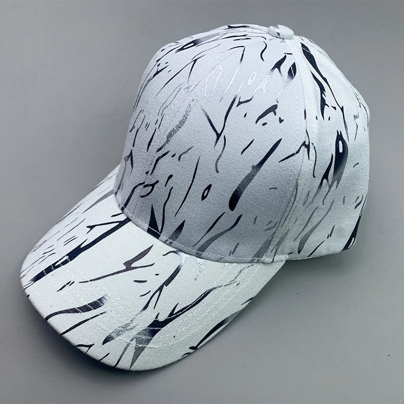 Streetwear Striped Love Men Women Baseball Hats Cotton Breathable Hip Hop Caps