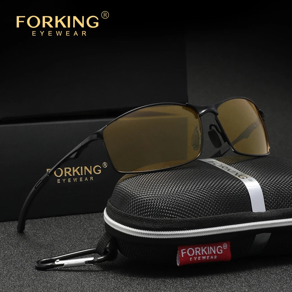 Men‘s polarized Sunglasses, Driving UV400 High Quality Women Glasses, Rectangle Outdoor Sports Eyewear Rectangle