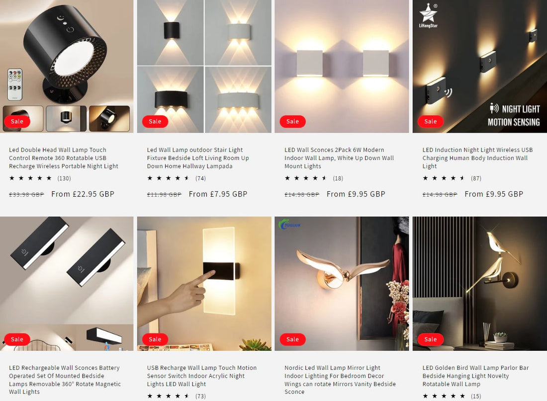 LED Wall Lamps UK