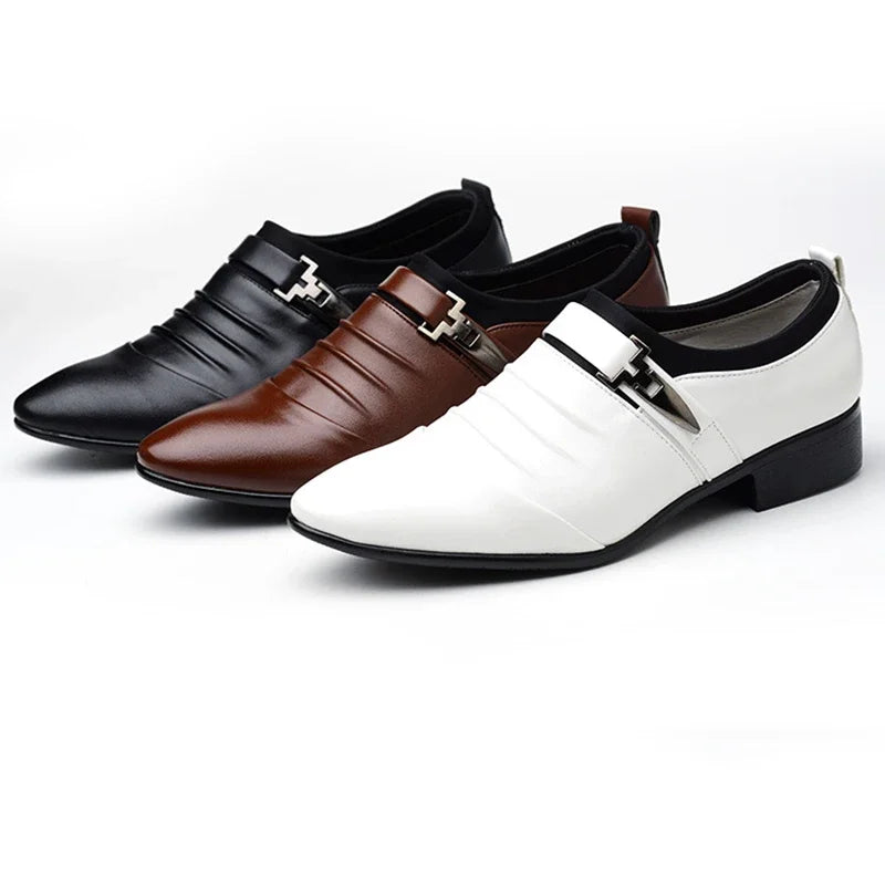 Leather shoes for men