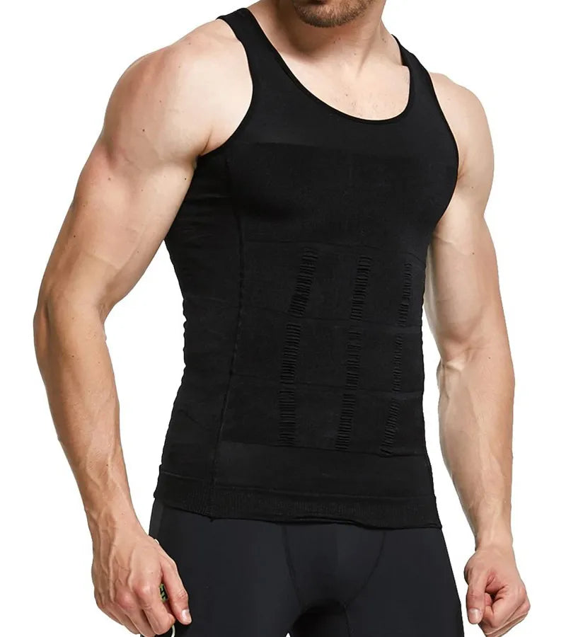 Slimming Vest Men's Slimming Underwear Body Shaper Waist Cincher Corset Men Shaper Vest Body Slimming Tummy Belly Body Shapewear - Hiron Store