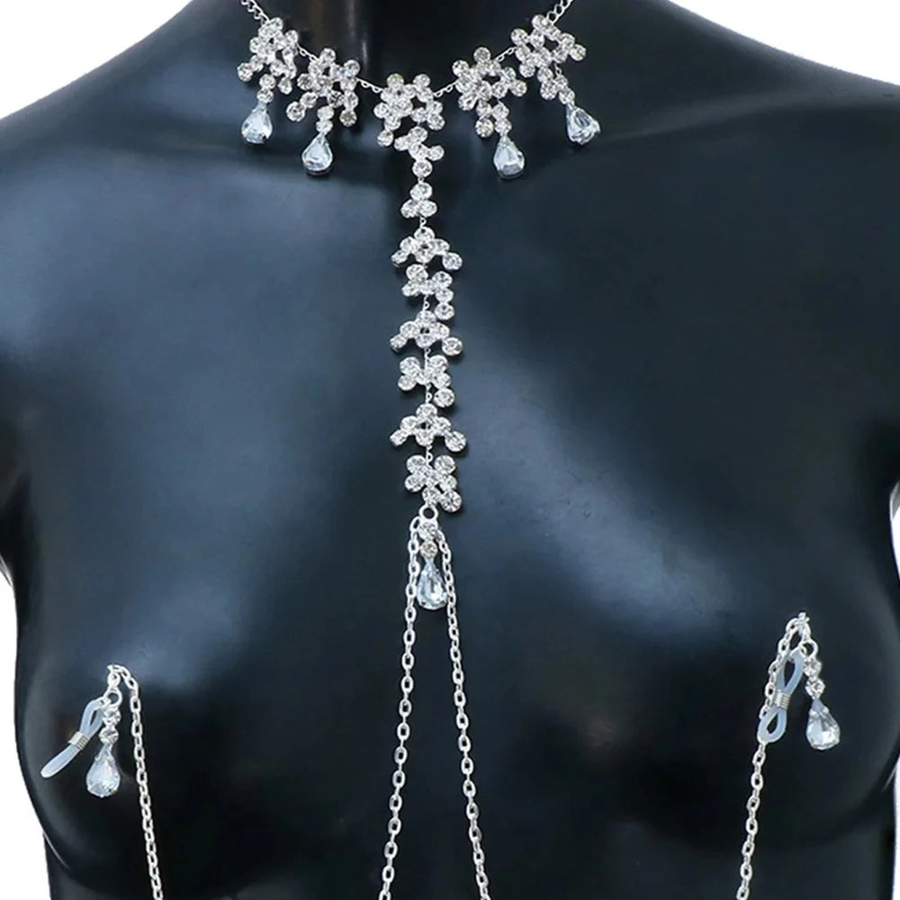 Jewellery Chain Necklace Water Drop Nipple Chain Jewelry