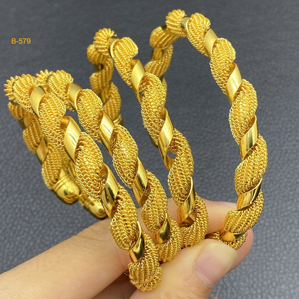 ANIID Dubai Luxury Gold Plated Bride Cuff Bangle for Lady Ethiopian  Wedding Indian 24K Bracelet Arabic Hand Jewelry Party Gifts - Hiron Store