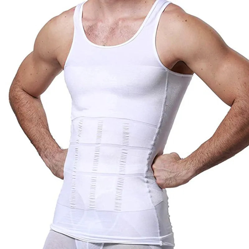 Slimming Vest Men's Slimming Underwear Body Shaper Waist Cincher Corset Men Shaper Vest Body Slimming Tummy Belly Body Shapewear - Hiron Store