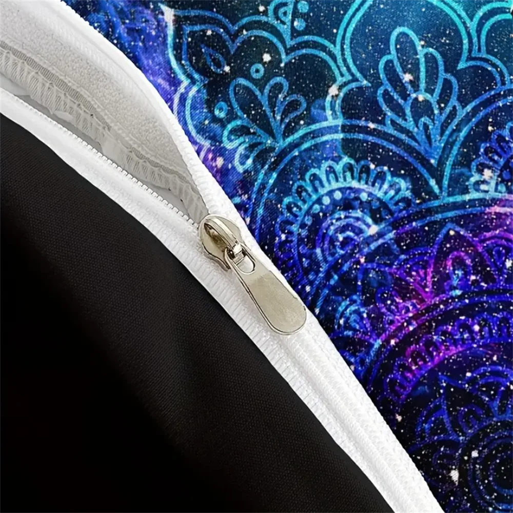 3-Piece Butterfly Flower Duvet Cover Set Soft Comfortable Fashionable Digital Print Bedding Classic Design