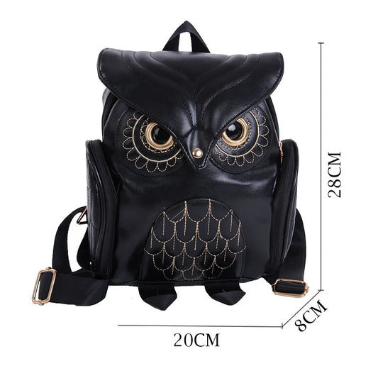 Fashion Cute Owl Backpack Women Cartoon School Bags For Teenagers Girls,Ladies travel bag student school backpacks - Hiron Store