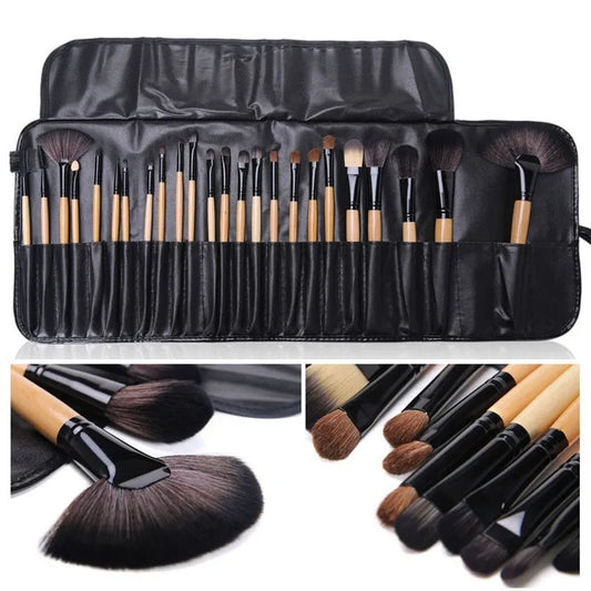 Gift Bag Of  24 pcs Makeup Brush Sets Professional Cosmetics Brushes Eyebrow Powder Foundation Shadows Pinceaux Make Up Tools - Hiron Store