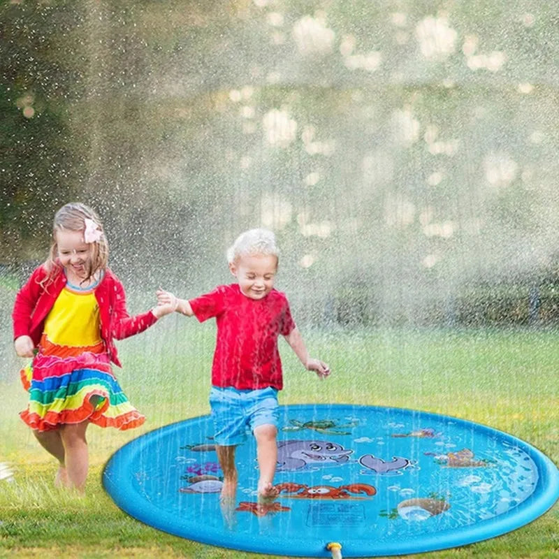 Summer Children Water Game Play Mat Kids Outdoor Splash Mat