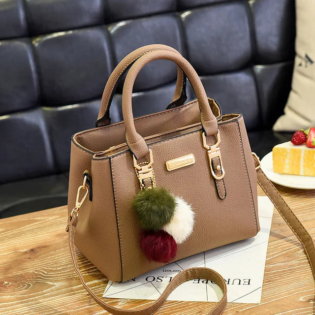 handbag shoulder bag ladies Messenger bag hairball bags high quality bag