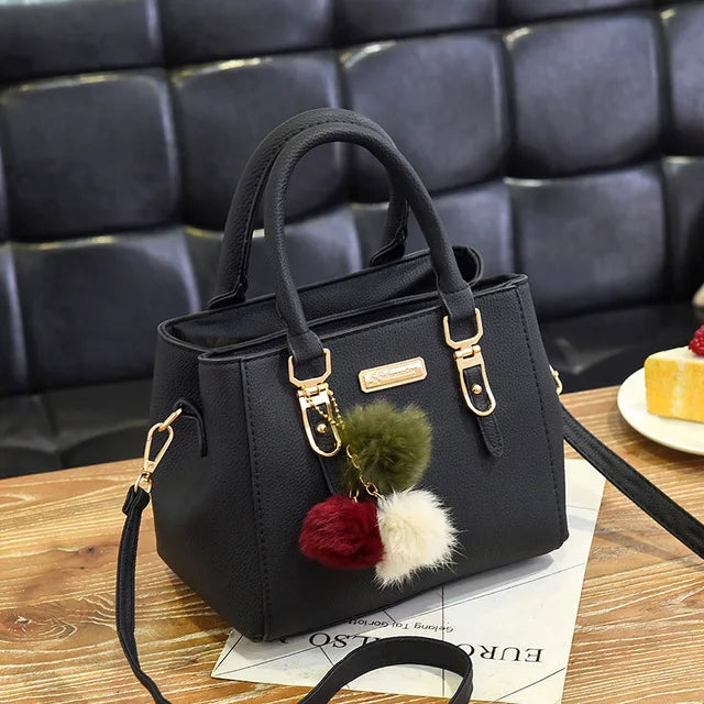 handbag shoulder bag ladies Messenger bag hairball bags high quality bag