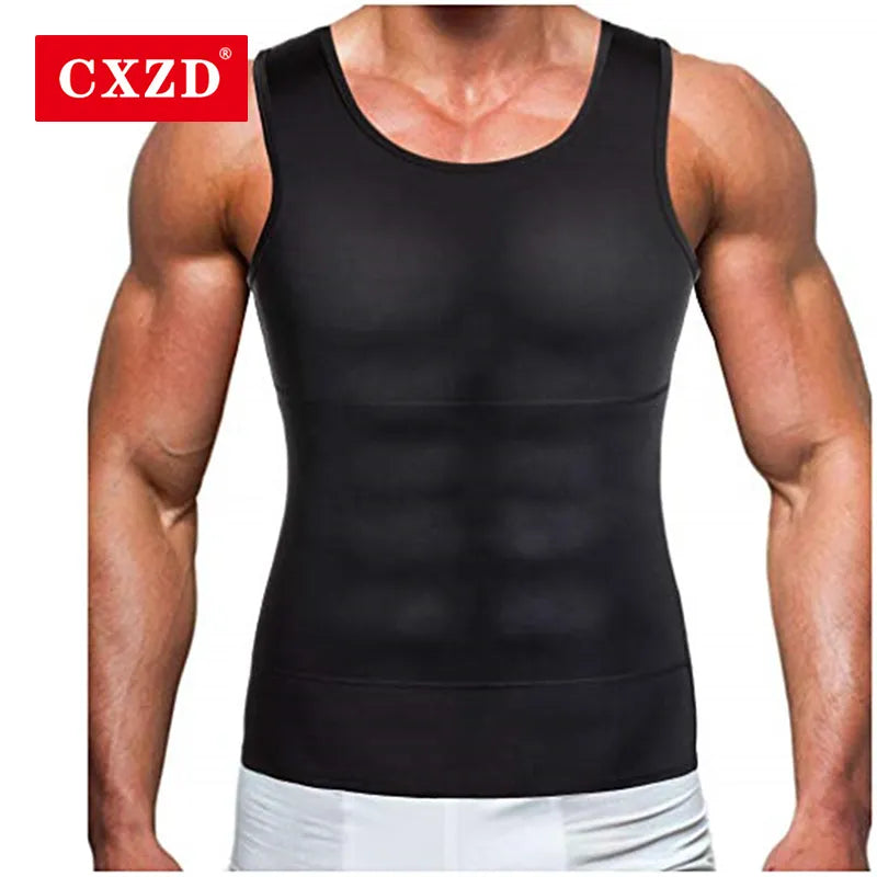 Slimming Vest Men's Slimming Underwear Body Shaper Waist Cincher Corset Men Shaper Vest Body Slimming Tummy Belly Body Shapewear - Hiron Store