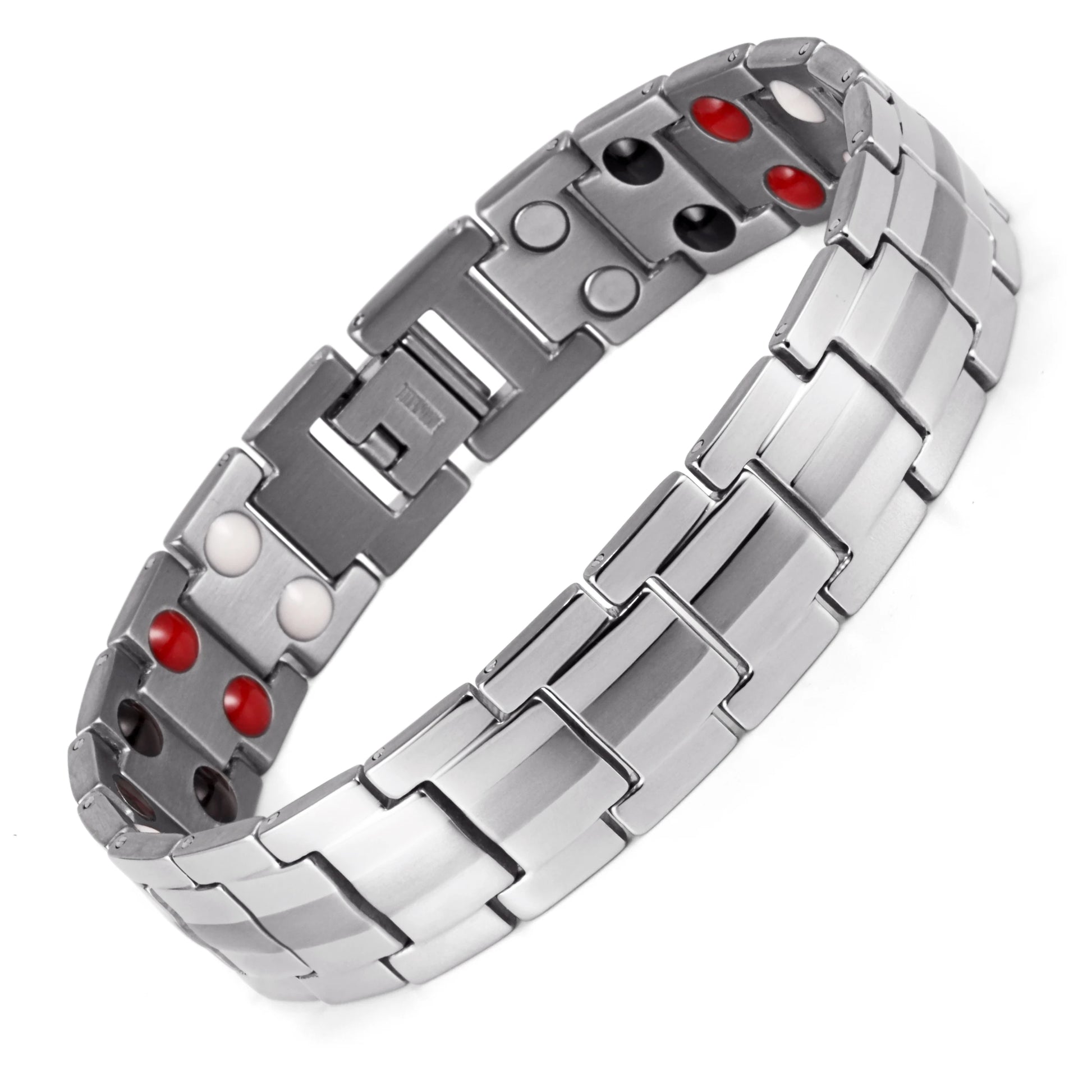 Rainso Health Care Stainless Steel Bracelet With Magnetic Men's Bracelet Viking 4in1 Elements Therapy Sleep Aid Chain Jewelry - Hiron Store