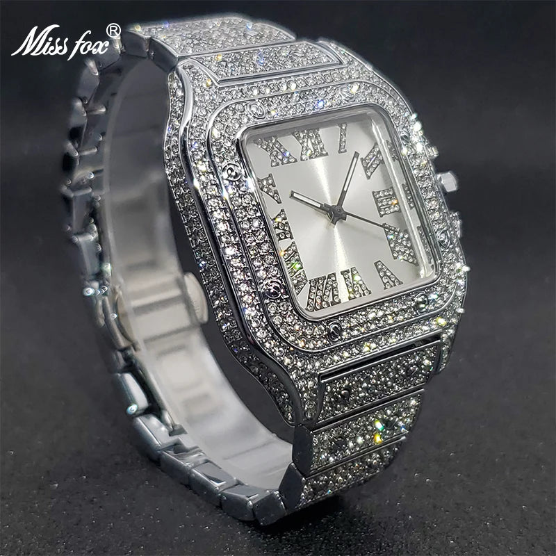 Watches For Men Diamond Watch Quartz Wristwatches