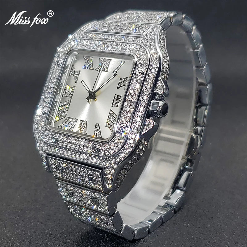 Watches For Men Diamond Watch Quartz Wristwatches