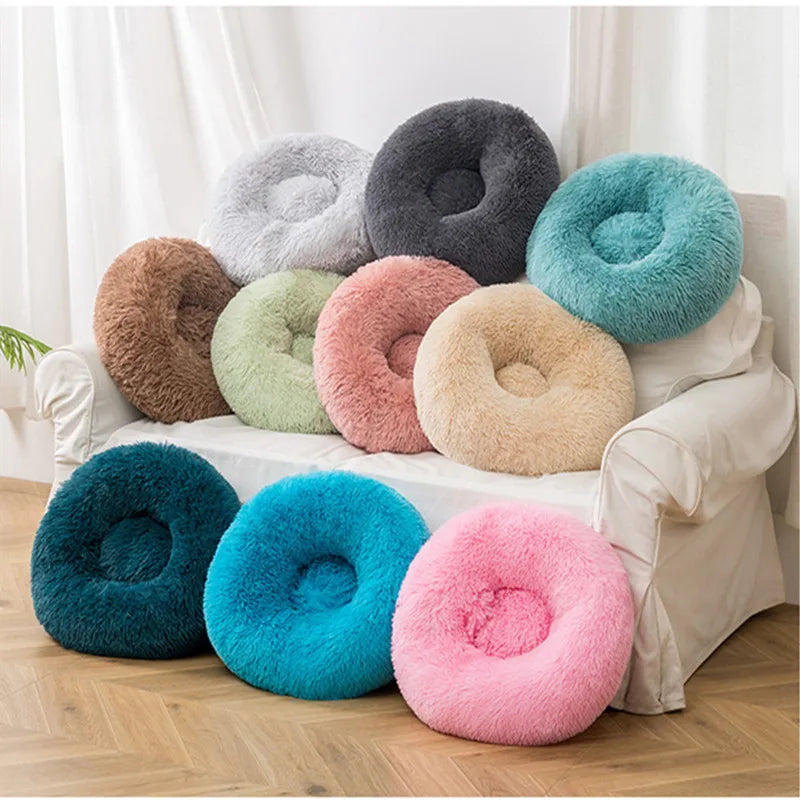 Donut Mand Dog Accessories for Large Dogs Cat's House Plush Pet Bed for Dog XXL100CM