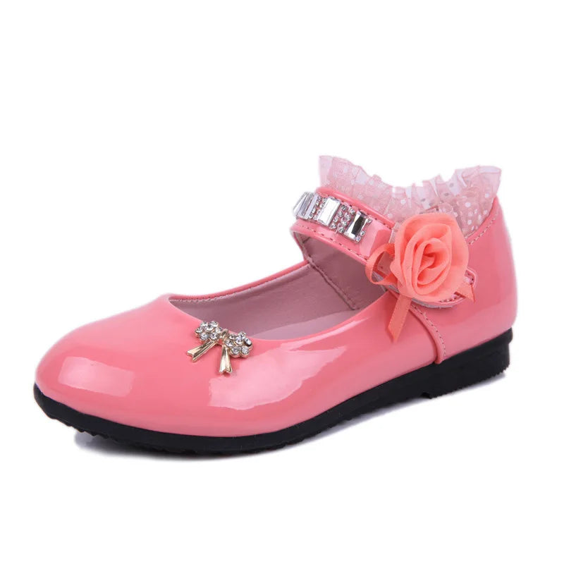 Children Leather Sandals Kids Girls Shoes