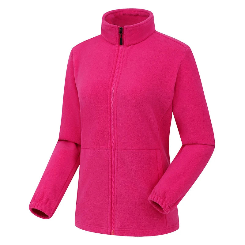 Men Women's Fleece Hiking Thermal Jackets Outdoor Sports Climbing Trekking Windbreaker Warm Coats