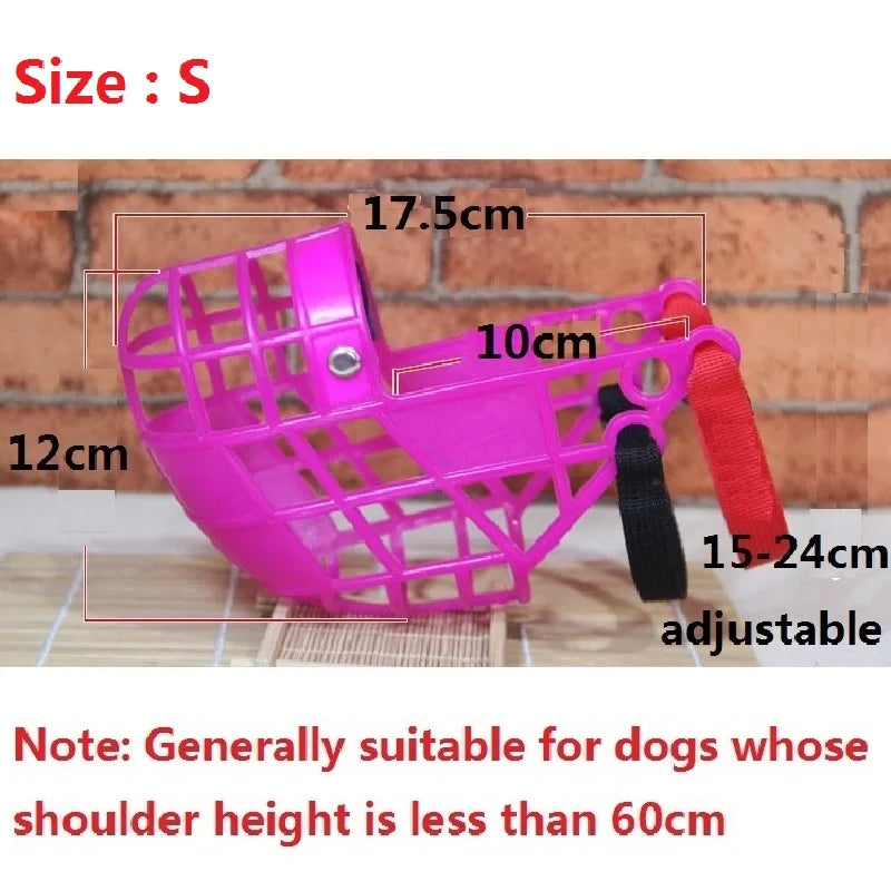 Pet Dog Muzzle Breathable Basket Muzzles Large Dogs Stop Biting Barking Chewing For Greyhound Gree Whippet Dogs supplies - Hiron Store