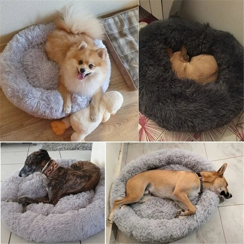 Donut Mand Dog Accessories for Large Dogs Cat's House Plush Pet Bed for Dog XXL100CM