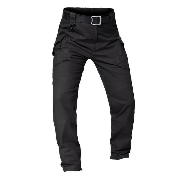 New Mens Tactical Pants Multiple Pocket Elasticity Military Urban Commuter Tacitcal Trousers Men Slim Fat Cargo Pant 5XL - Hiron Store