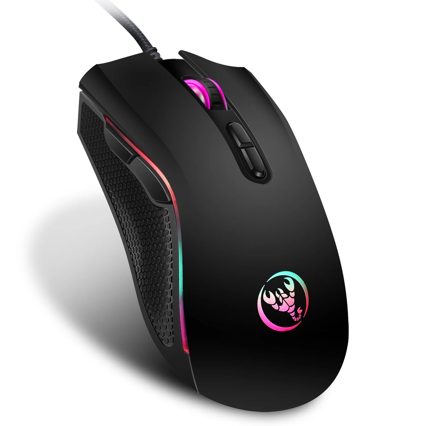 High  Optical Professional Gaming Mouse  7 Bright Colors LED Backlit and Ergonomics Design Mouse 3200 DP Gamer Mouse