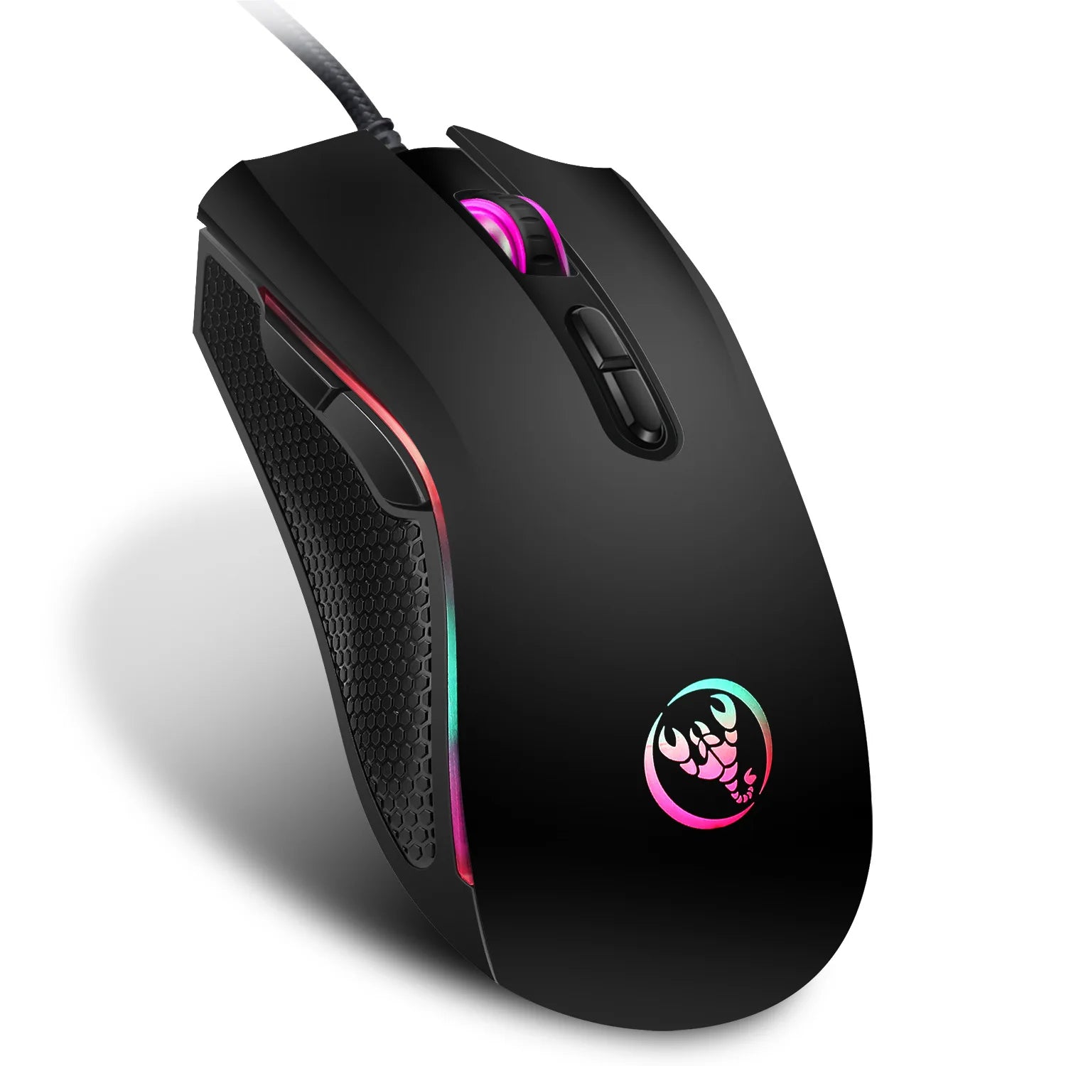 High  Optical Professional Gaming Mouse  7 Bright Colors LED Backlit and Ergonomics Design Mouse 3200 DP Gamer Mouse