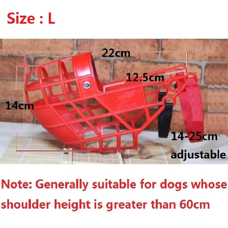 Pet Dog Muzzle Breathable Basket Muzzles Large Dogs Stop Biting Barking Chewing For Greyhound Gree Whippet Dogs supplies - Hiron Store