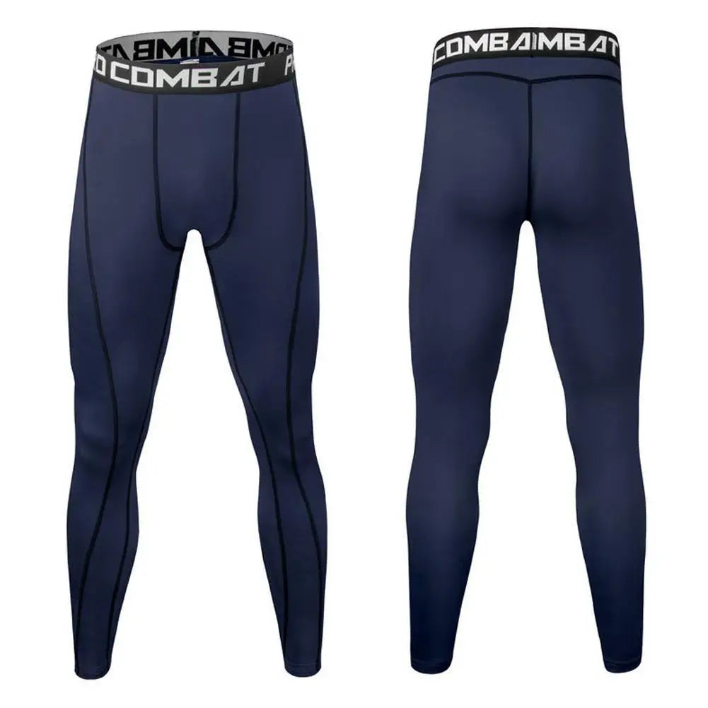 Men Compression Tight Leggings Running Sports Male Fitness Jogging Pants Trousers