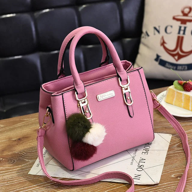 handbag shoulder bag ladies Messenger bag hairball bags high quality bag