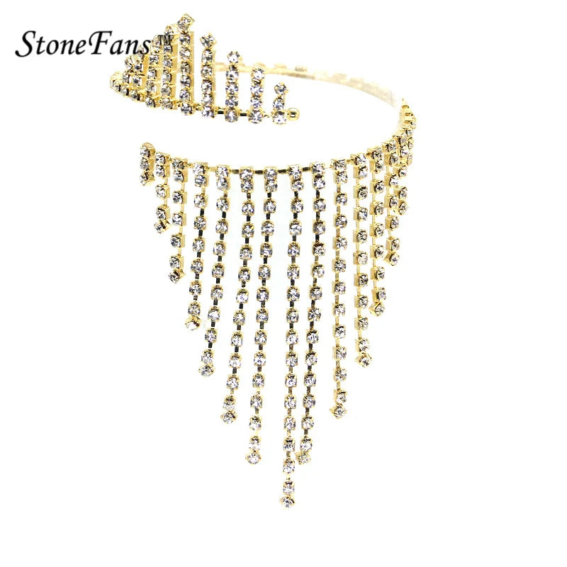 Charm Stretch Arm Bracelet Bangle For Women Wedding