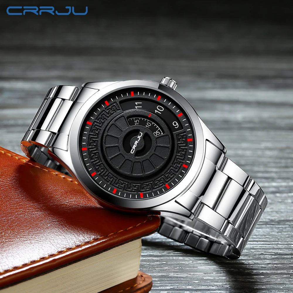 Watch Men's Luxury Stainless Steel Strap Quartz Wrist watches Male Clock