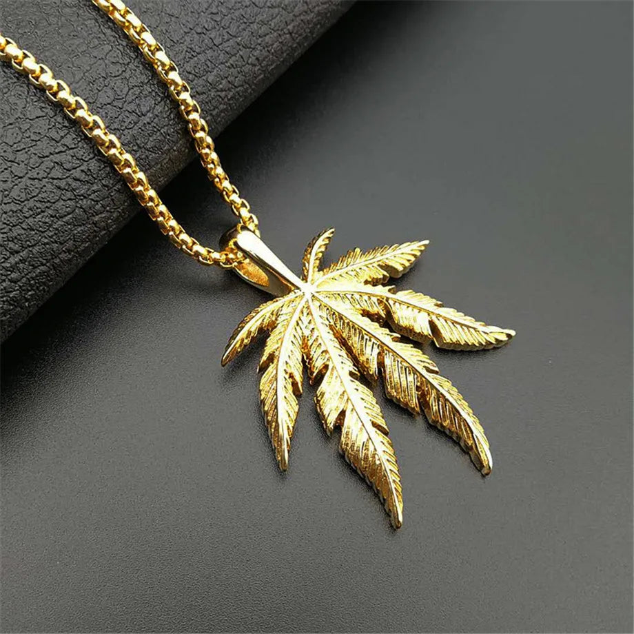 Stainless Steel Pendant Necklace for Women/Men Jamaican Necklace Hip Hop Jewellery