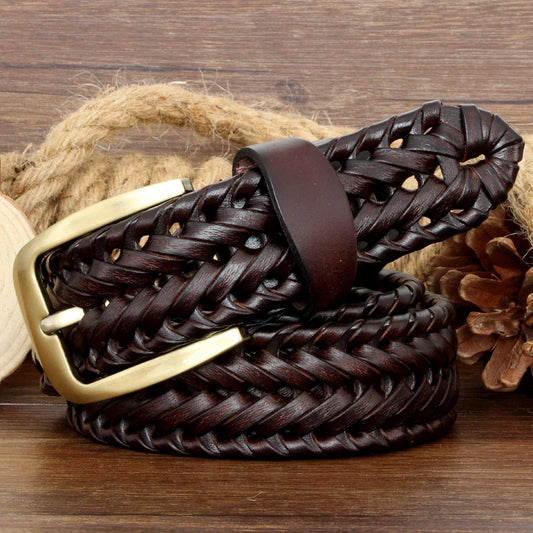 Unisex Men and Women Genuine Leather Belt