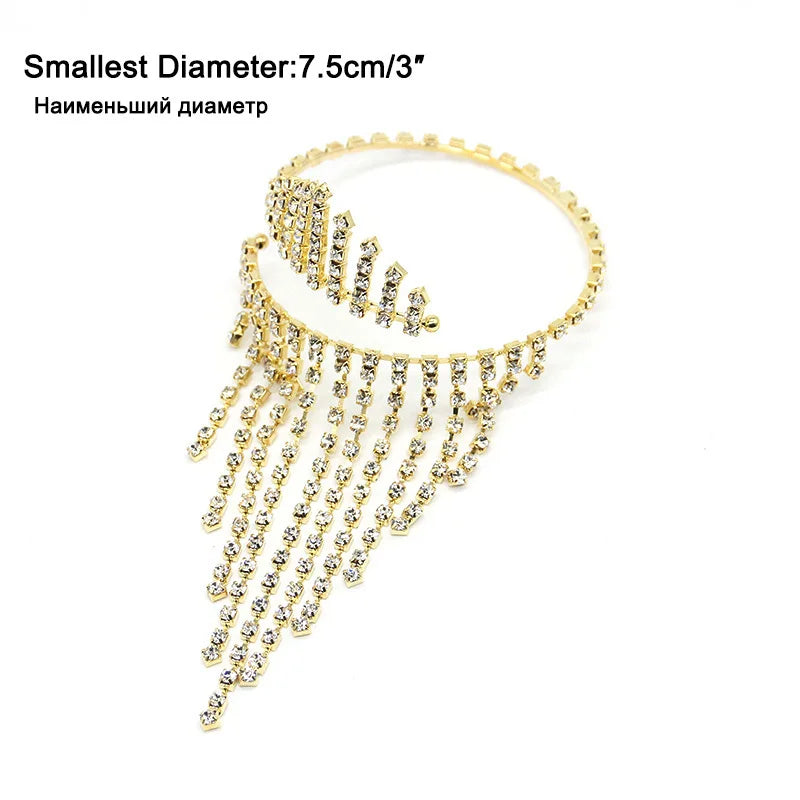 Charm Stretch Arm Bracelet Bangle For Women Wedding